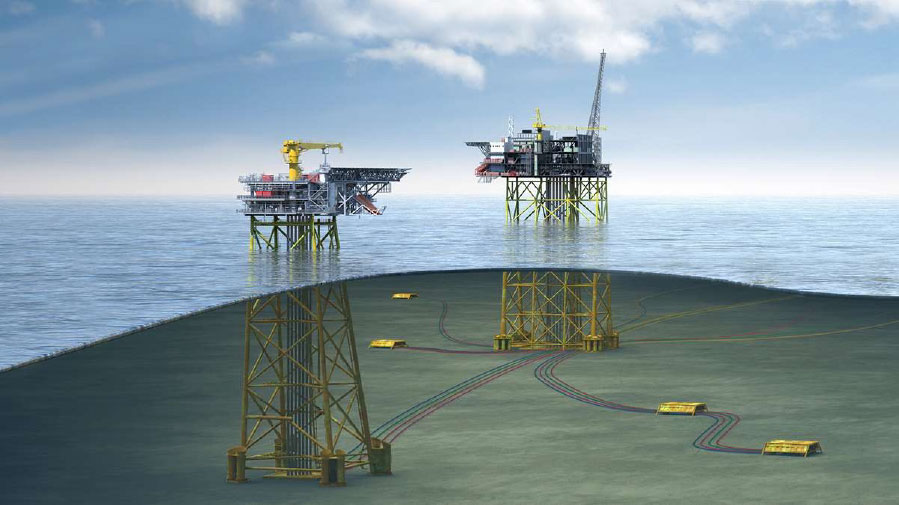 Image of an oil & gas field